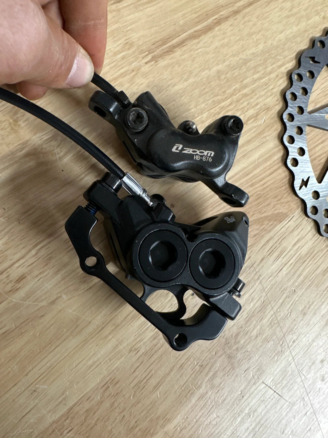 Extreme Razor / ETM™ Hydro Brake Kit for OEM Razor swingarm and OEM front and rear wheel