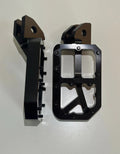 Black foot pegs
