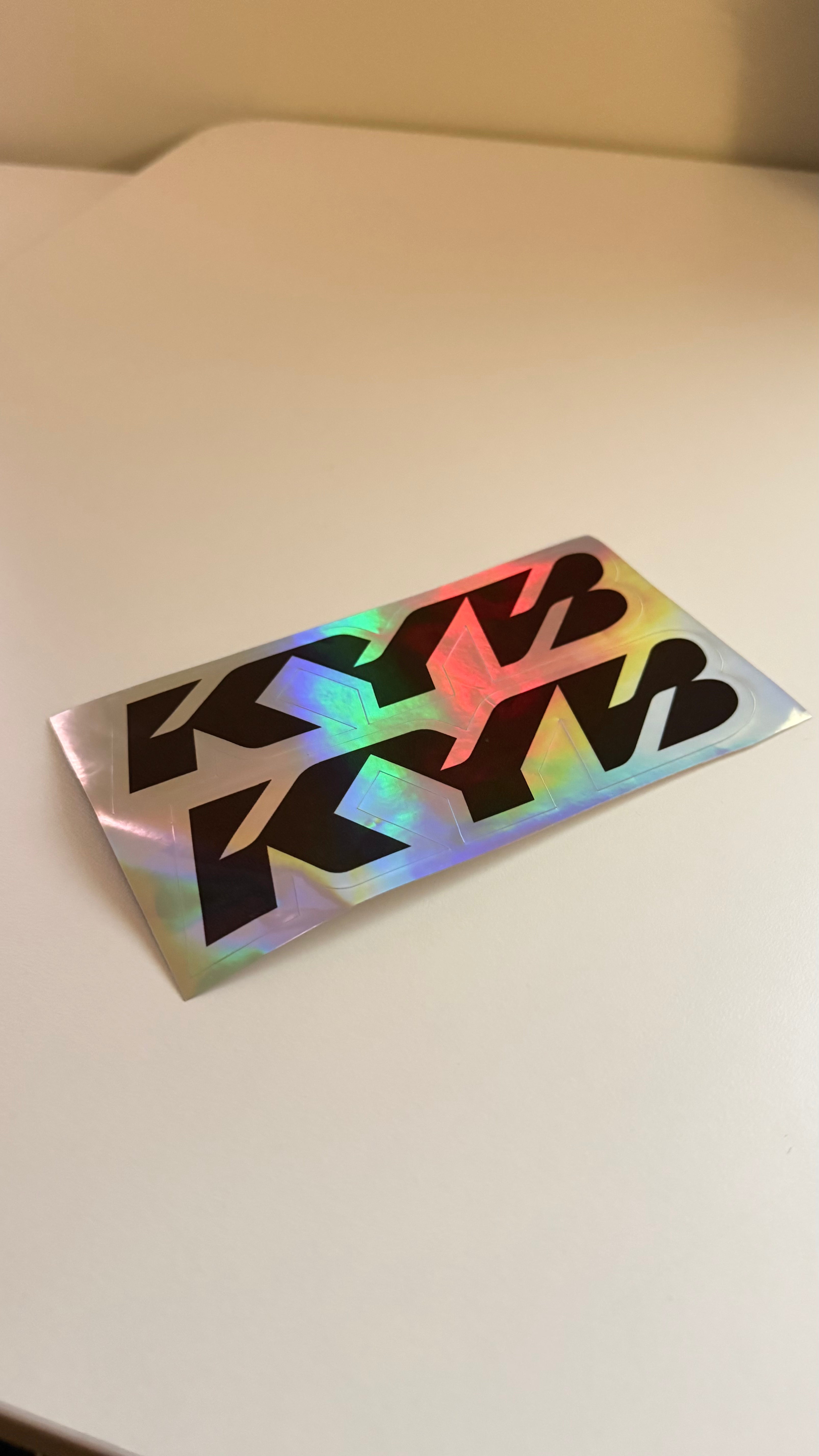 KYB Fork Stickers