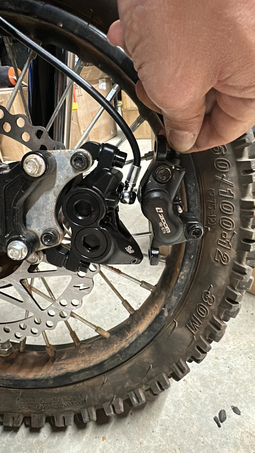 Extreme Razor / ETM™ Hydro Brake Kit for OEM Razor swingarm and OEM front and rear wheel