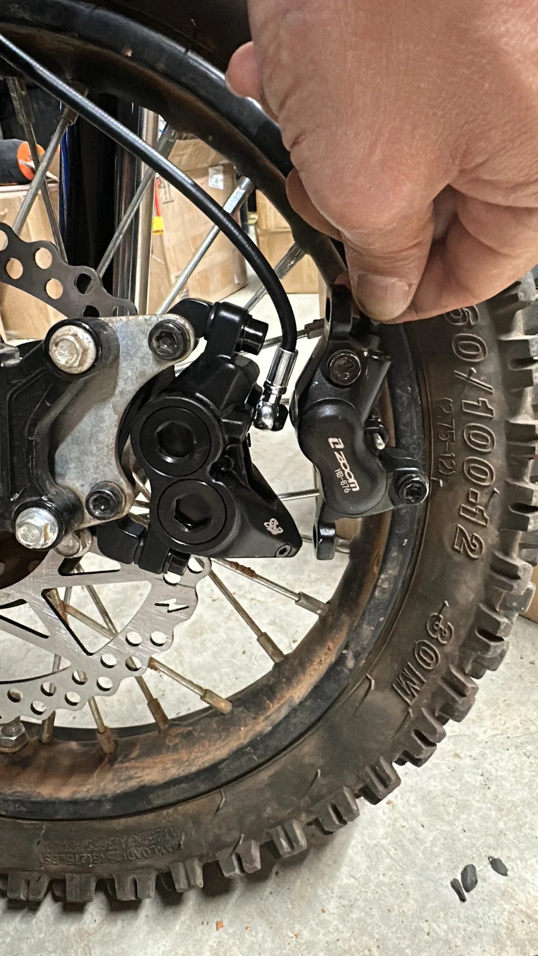 Extreme Razor / ETM™ Hydro Brake Kit for OEM Razor swingarm and OEM front and rear wheel