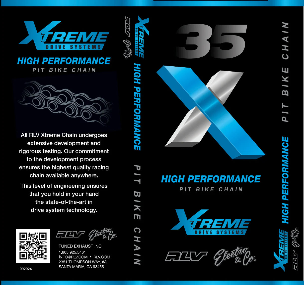 extreme High Performance #35 RLV / E&C Pit Bike Chain